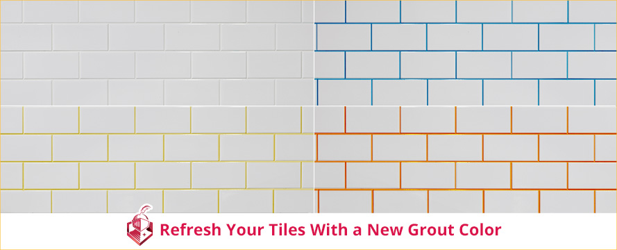 Grout Color Can Be Changed for New Lease on Life