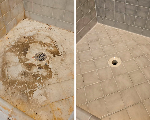 Shower Restored by Our Tile and Grout Cleaners in Franklin, TN