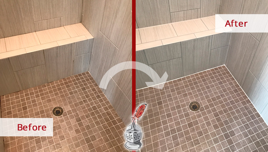 This Shower In Hendersonville Tn Needed Our Grout Sealing Expertise To Be Completely Free Of Mold - How To Seal Grout On Shower Walls