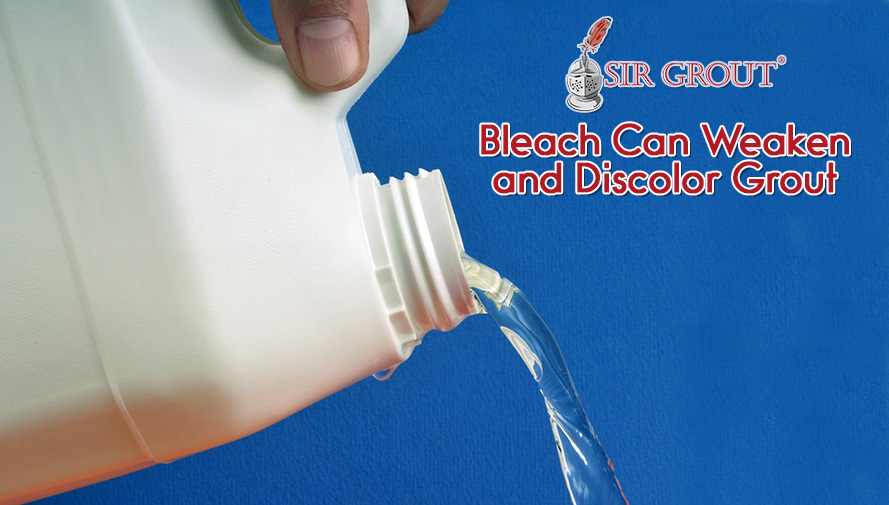 Bleach Is Effective to Disinfect but Can Damage Grout