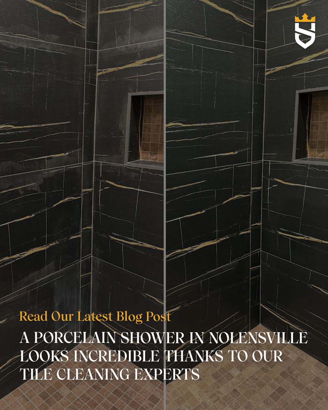 A Porcelain Shower in Nolensville Looks Incredible Thanks to Our Tile Cleaning Experts